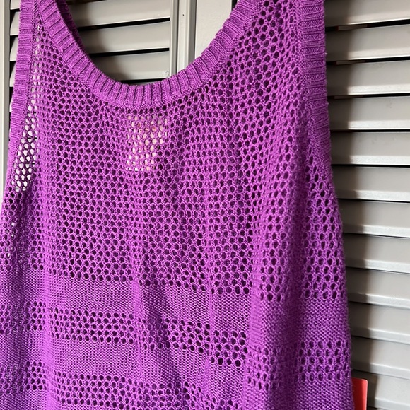 NWT Mossimo Supply Co - Purple Knitted Tank - Large - Picture 2 of 9